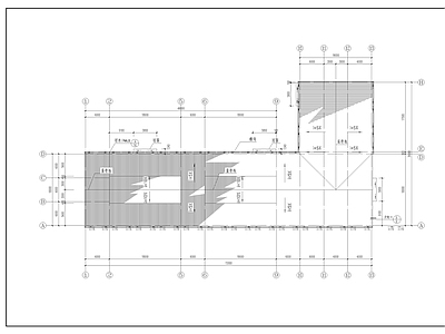 现代产业园建筑 生产车间建筑 施工图