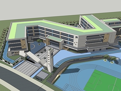 现代学校建筑 现代学校