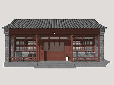中式乡村民房 老北京民居 北京四合院 北京传统民居 北京住宅建筑 传统民居