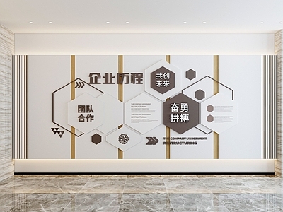 现代文化墙 现代企业文化墙 企业文化墙 背景墙 展示文化墙
