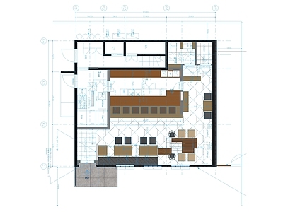 现代西餐厅 酒吧 餐厅 饭店 主题餐厅 音乐餐厅 施工图