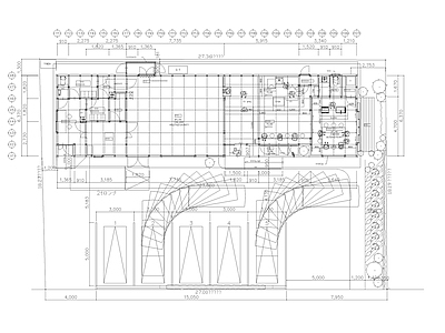 现代其他商业建筑 一层建筑 餐饮建筑 食品商场建筑 施工图