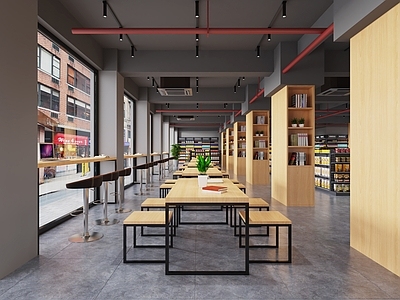 工业简约超市 现代超市