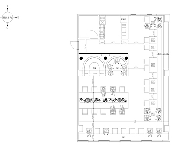 现代西餐厅 食堂 餐饮空间 主题餐厅 快餐店 酒店 施工图