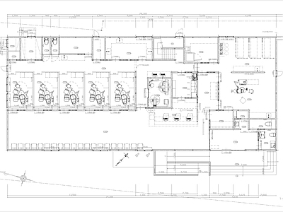 现代医院建筑 牙科诊所建筑图纸 疗养院建筑 施工图