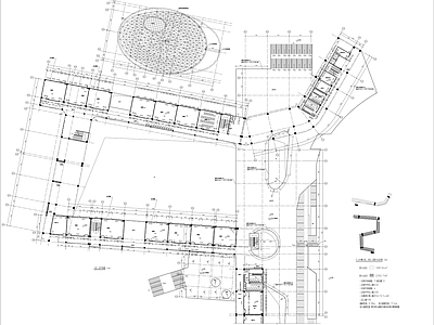 现代学校建筑 报告厅设计 施工图