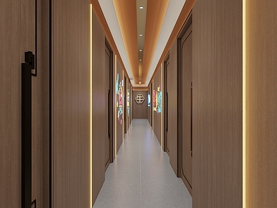 现代工业走廊 宾馆走廊 客厅走廊 餐厅走廊 ktv走廊