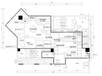 现代儿童乐园 室内儿童乐园 儿童娱 施工图