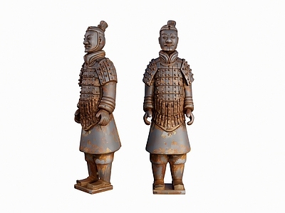 现代工业艺术装置 现代工业雕塑 兵马俑雕塑 景观雕塑 工业雕塑 艺术装置