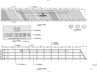 现代廊架 廊架详图 施工图