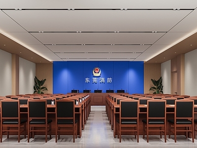 现代会议室 党建室 会议室 现代 党员活动中心