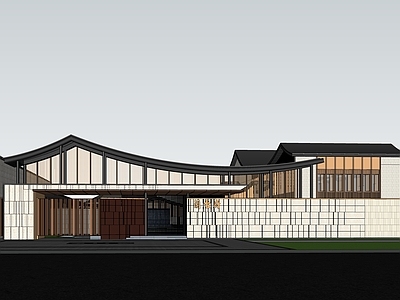 现代新中式其他公共建筑 售楼部 乡建馆