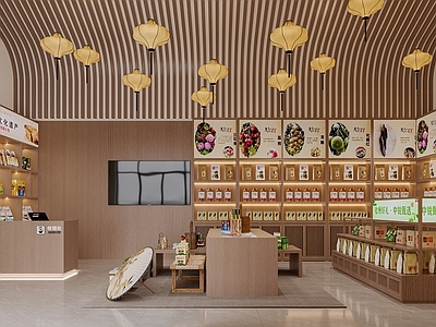 现代新中式玩具礼品店 甄选 农产品