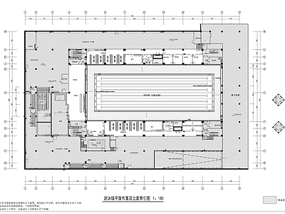 现代其他休闲娱乐空间 学校游泳 施工图