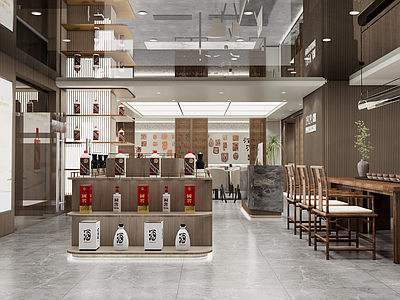 现代简约会所 酒类会 施工图