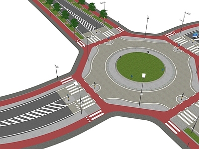 现代轻奢道路 道路景观 隧道 乡村道路 十字路口 城市道路