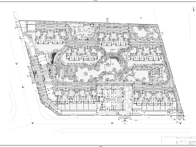 宅间绿地 小区绿化景观 施工图