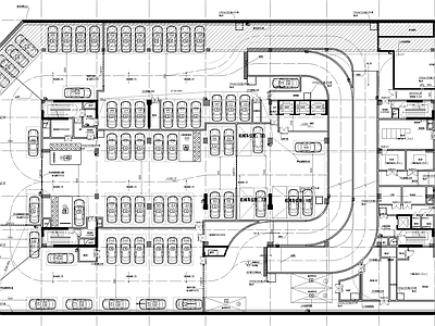 现代其他公共建筑 治安管理中心 地下室 施工图