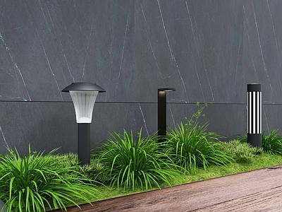 现代轻奢草坪灯 户外灯 室外灯 草坪灯 水景灯 建筑外景地坪灯