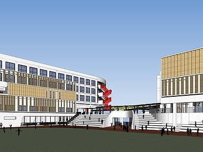现代学校建筑 现代学校 小学