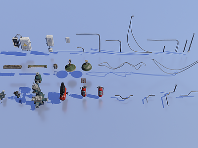 工业设备 复古公共设施