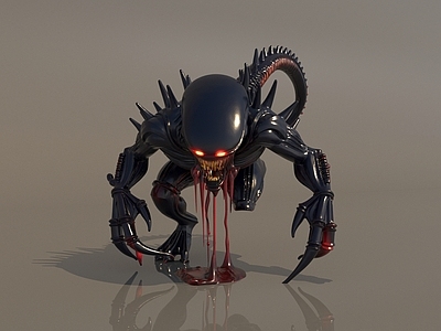 其他动物 受伤的异型 异型 流血 怪物 末日