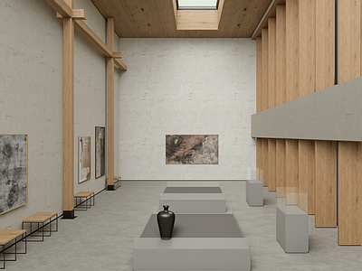 现代博物馆展厅 博物馆展厅