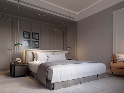 法式酒店客房 商务酒店