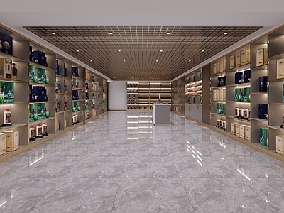 现代轻奢烟酒店 烟酒店