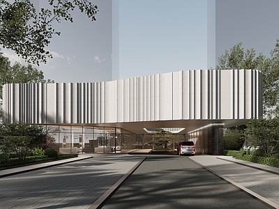 现代小区建筑 示范区入口 小区入口 入口门头 入口景观 洽谈区