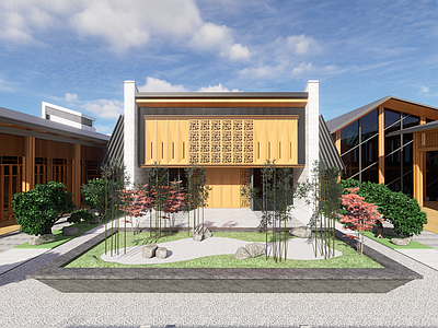 中式其他商业建筑 中式会所
