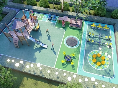 现代儿童游乐空间 现代儿童活动区 现代儿童游乐空间