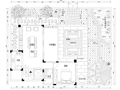 现代其他景观 重庆苏式园林平面 布局方案图纸 施工图
