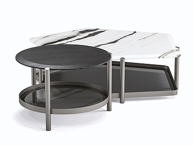 现代轻奢几类组合 组合茶几