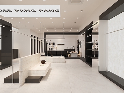 现代极简服装店 女装店