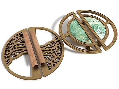 新中式中式拉手 五金件 门把手 门饰 柜门拉手 门拉手