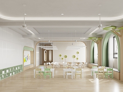 现代幼儿园 幼儿园 幼儿园教室