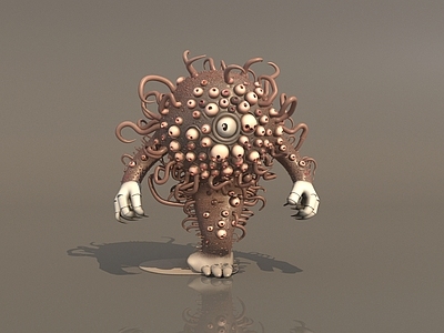 其他动物 异兽 怪物 手办 千眼冥妖