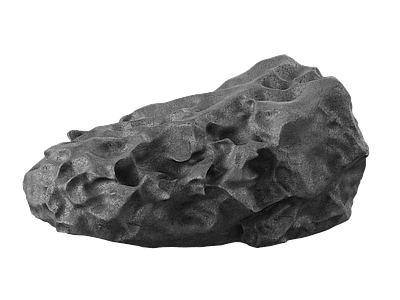 现代石头 景石 岩石 黑山石