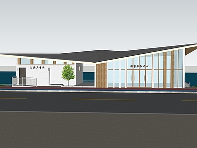 现代简约小公建 驿站 游客服务中心