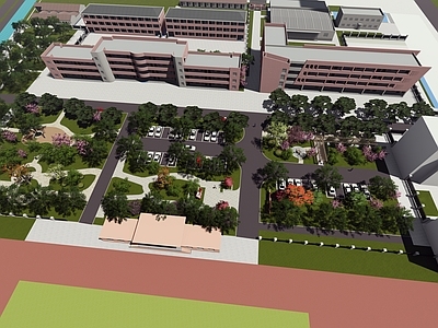 现代教育校园景观 校园景观方案设计