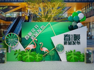 现代春季美陈 现代春季美陈 现代节日美陈 现代商业美陈