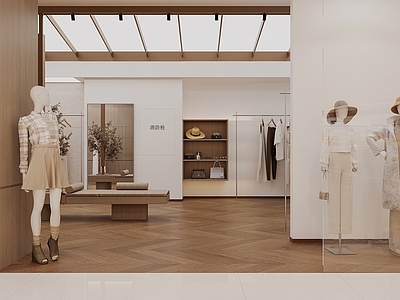 现代中古服装店 女装店 鞋店