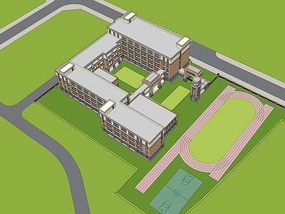 现代学校建筑 中学