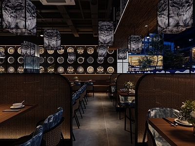 现代火锅店 民族 餐厅 火锅 特色 串串