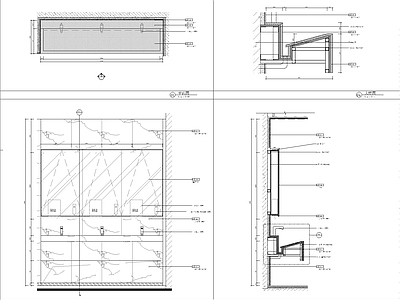现代极简公共卫生间 卫生间洗手台 商场卫生间 施工图
