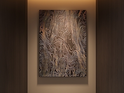 现代中古挂画 现代中古装饰画