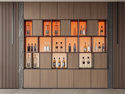 现代意式餐边柜 现代意式酒柜
