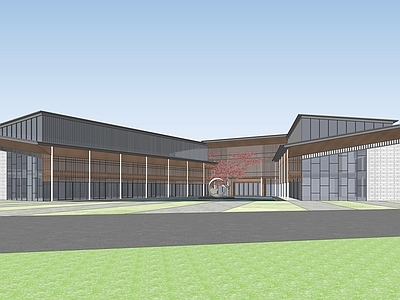 现代小公建 小区会所建筑