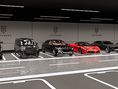 现代汽车4S店 跑车商务车